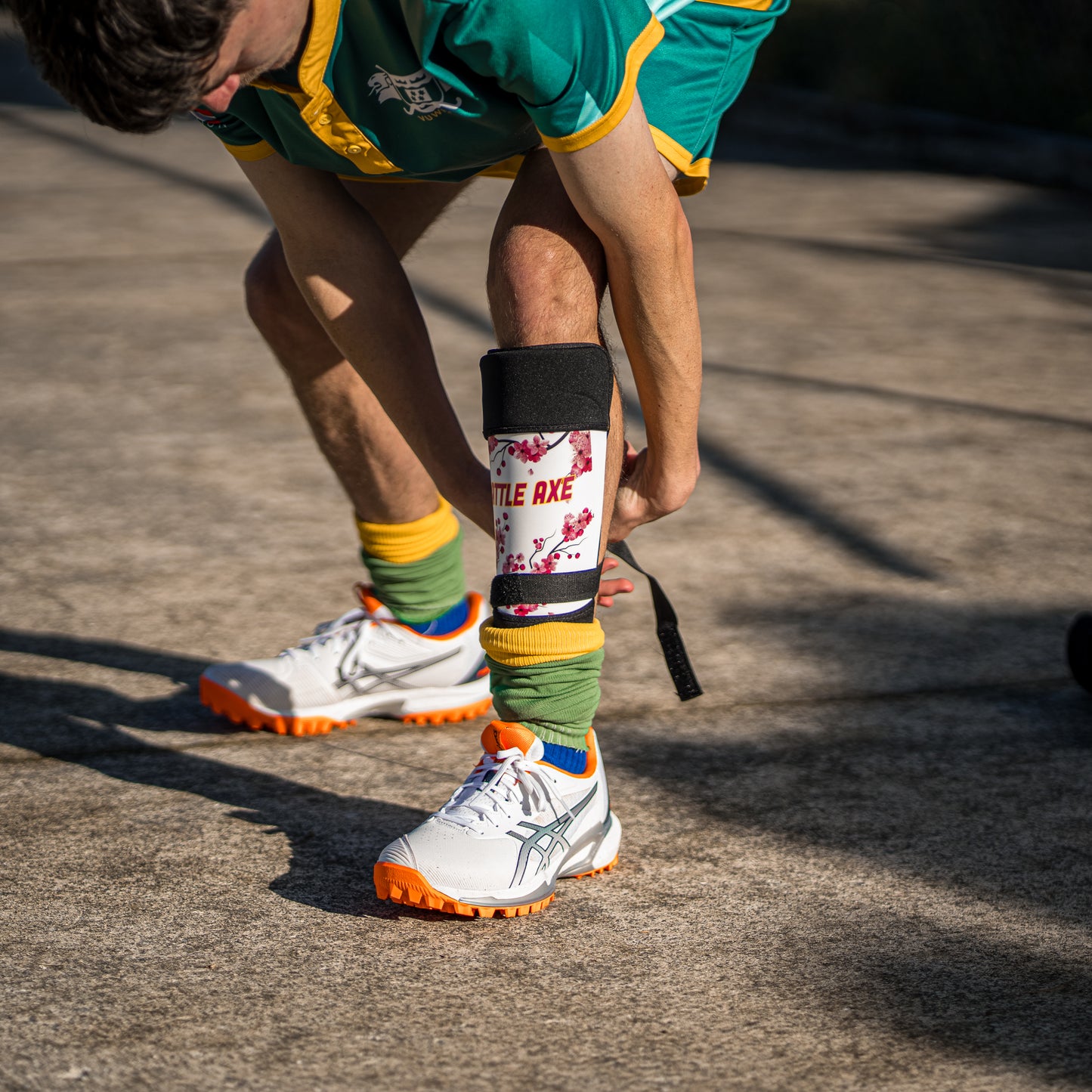 Battle Axe Carbon Shin Guards