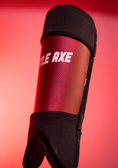 Battle Axe Carbon Shin Guards